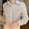 Camisa poá branca