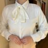 1841130062026 1 Camisa elegance com laço